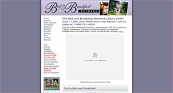 Desktop Screenshot of bedandbreakfastnetwork.com
